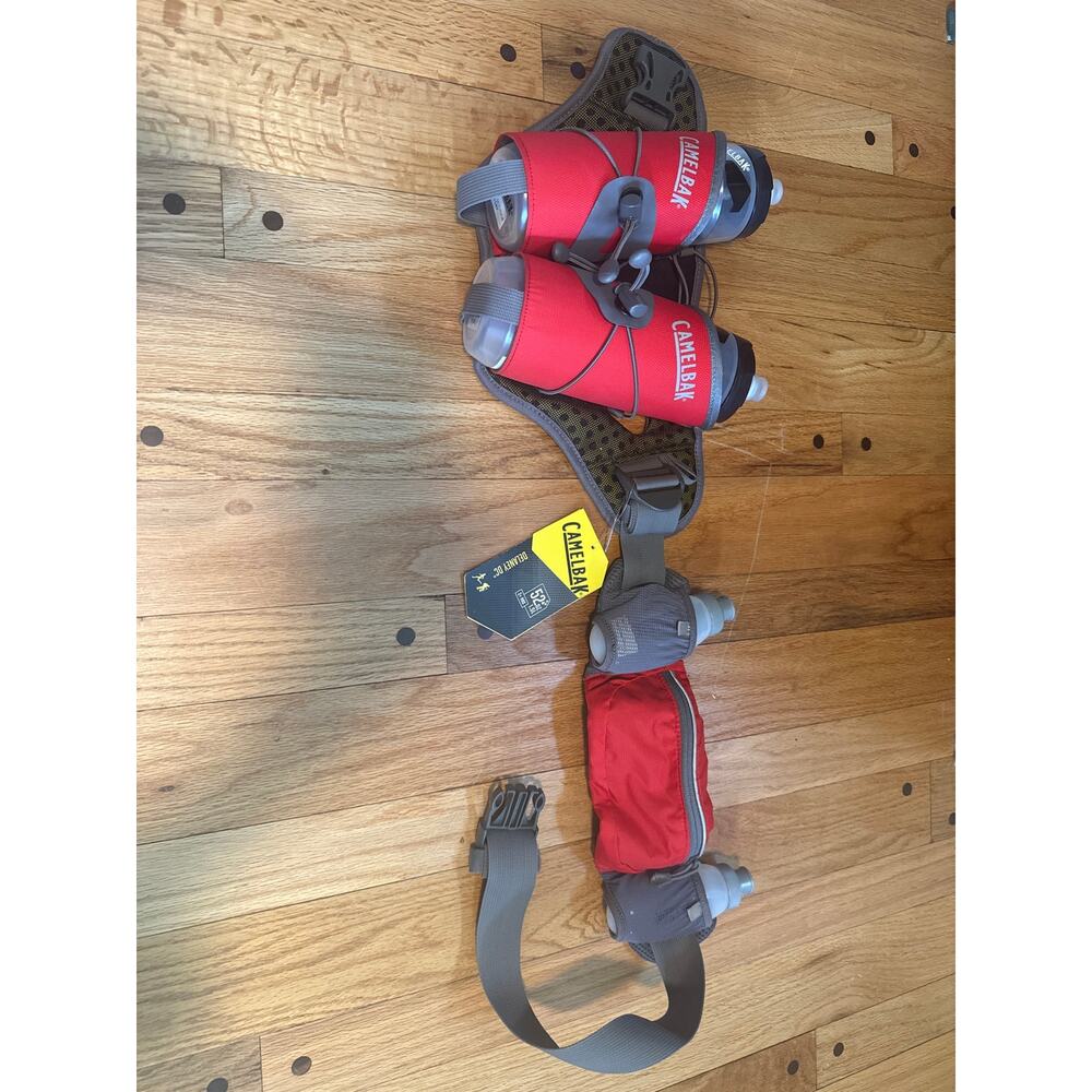 NEW CamelBak Delaney DC Hydration Belt Red Running Waist Pack NWT